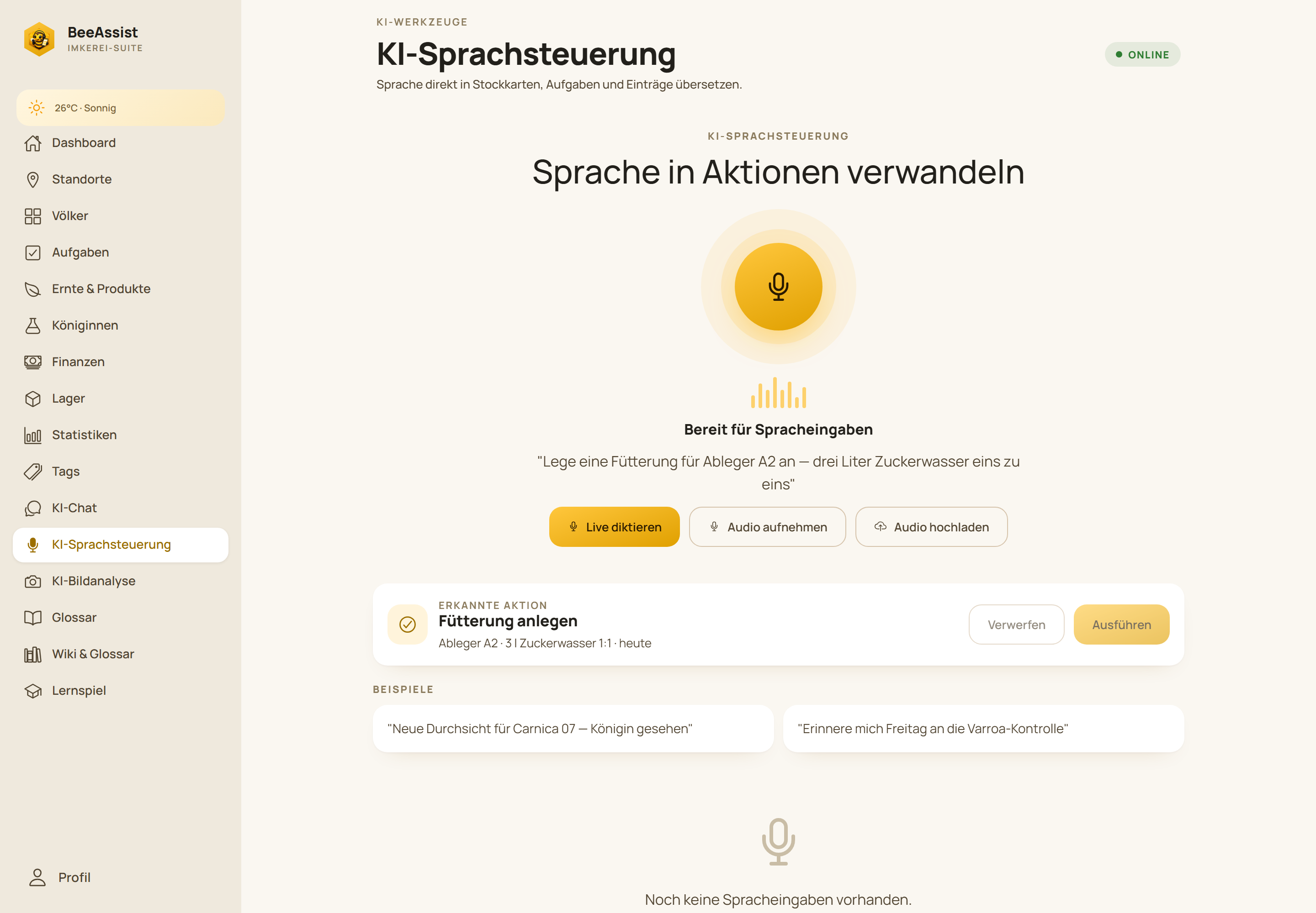 KI-Sprachsteuerung