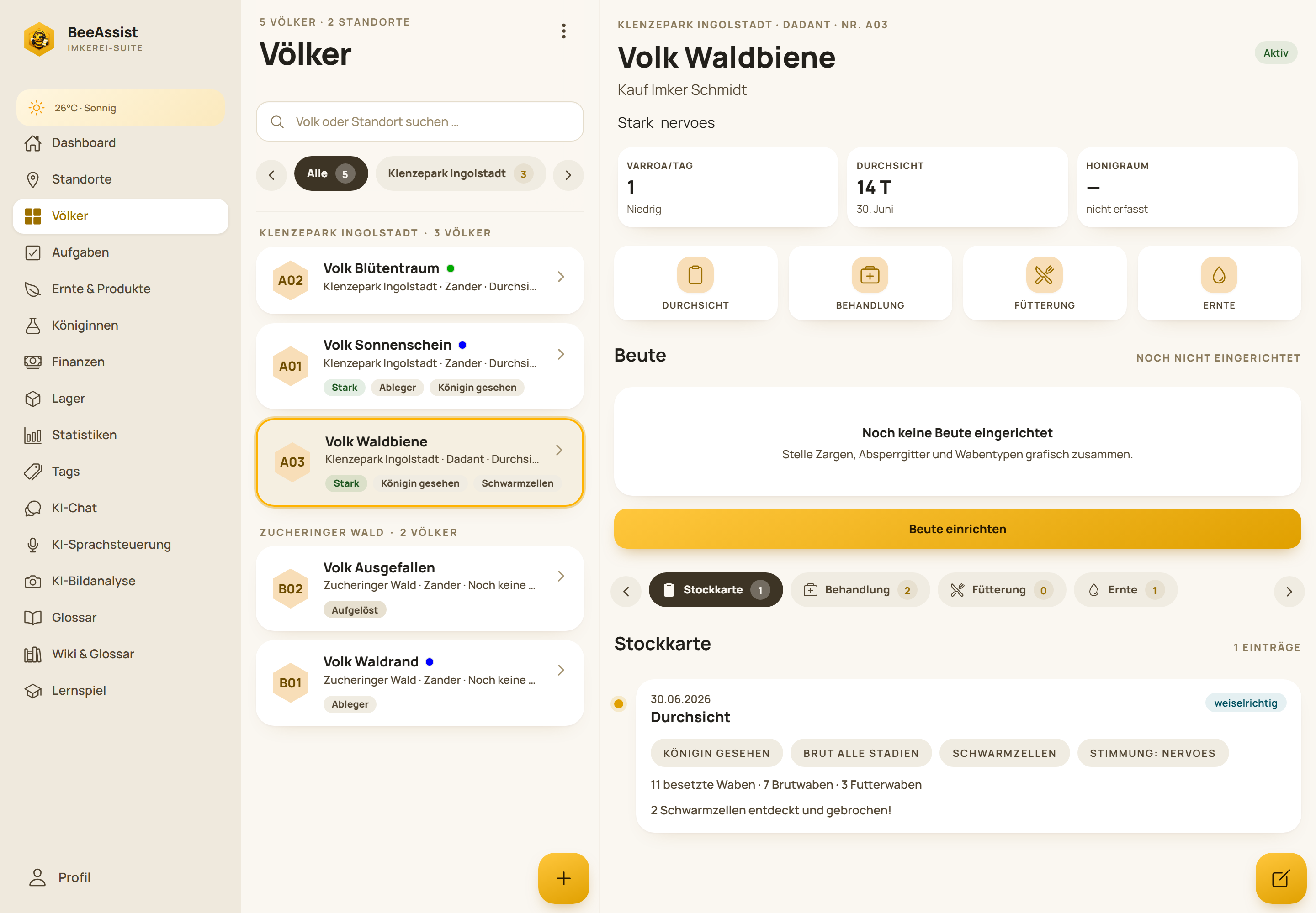 Völker & Stockkarte